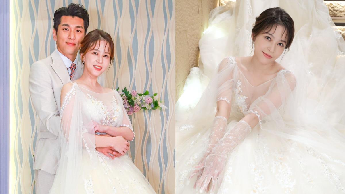 八點檔女神再披婚紗!曲線超惹火 羞曝甜蜜互動:都是我主動