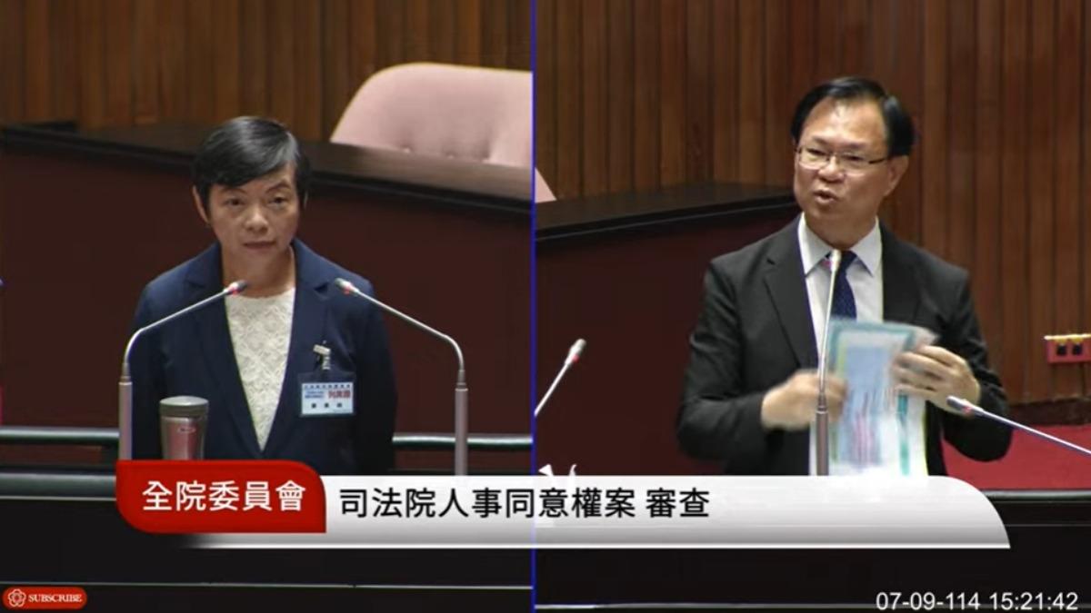 被抓自傳寫錯!白委喊死當 司法院副院長被提名人蘇素娥急道歉