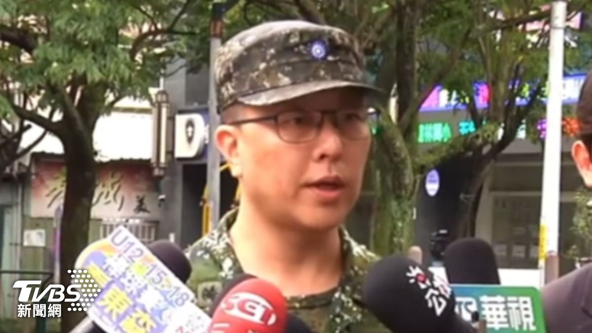 國防部副發言人喬福駿。(圖/TVBS)
