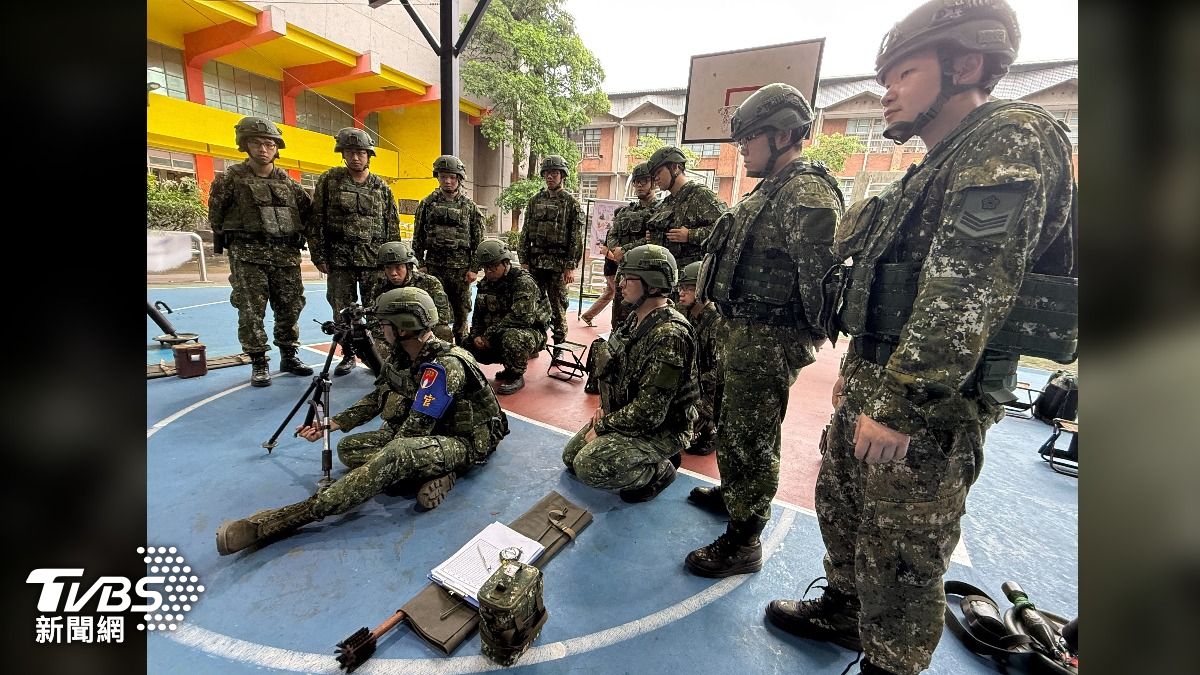 漢光41號實兵演習於7/9展開,以陸軍206旅為主體的後備動員戰力,進行臨戰訓練(圖/TVBS)