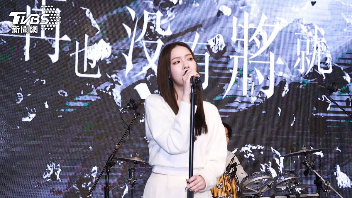 犬青先前因金曲表演慘遭網友狠酸,但她表示已經消化完情緒。(圖/黃城碩攝)