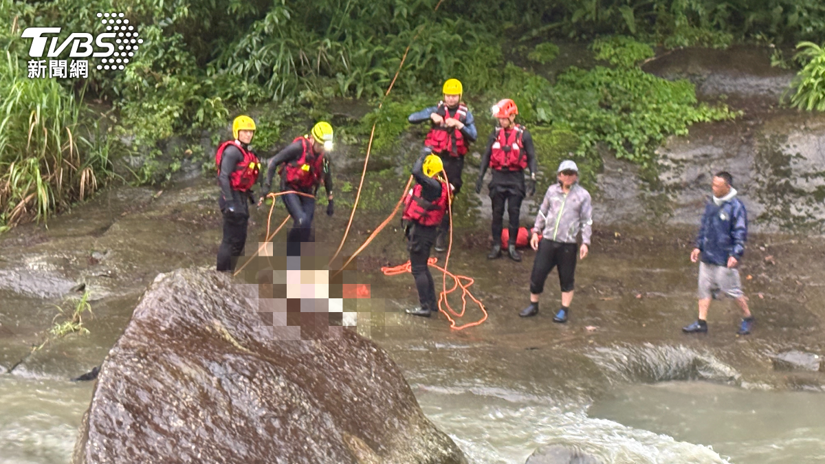 尖石錦屏溪64歲男倒臥石縫中!上半身泡水 明顯浮腫死亡