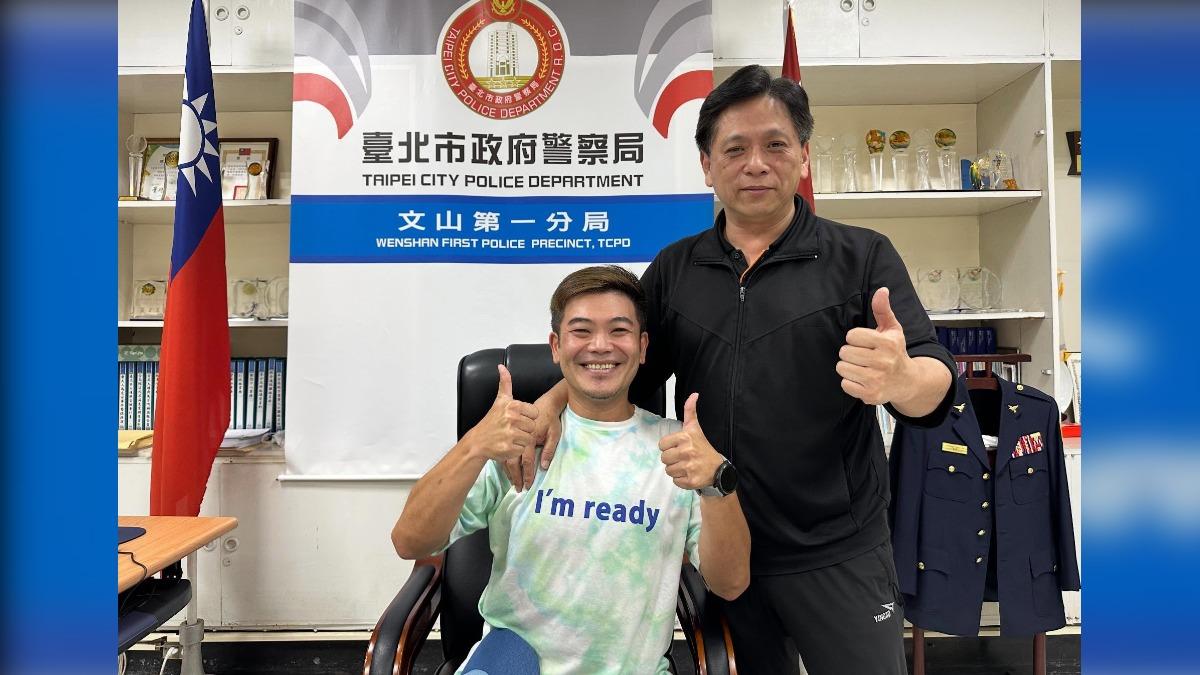 馬國弼因網路謠言赴警局。（圖／翻攝自maguobi Threads）