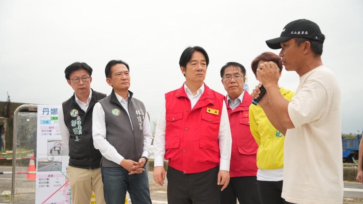 卡位台南市長?2綠委勘災照「完全沒對方」 網笑:黨內初選好精彩