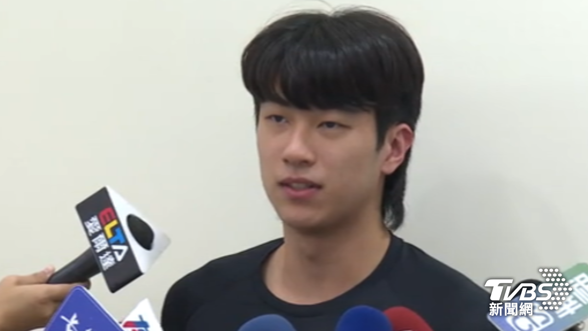 温逸凱今年首度入選世大運男排。(圖/TVBS)