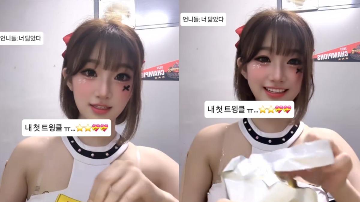 李珠珢嘗試輕煙燻妝。(圖/翻攝自李珠珢Threads)