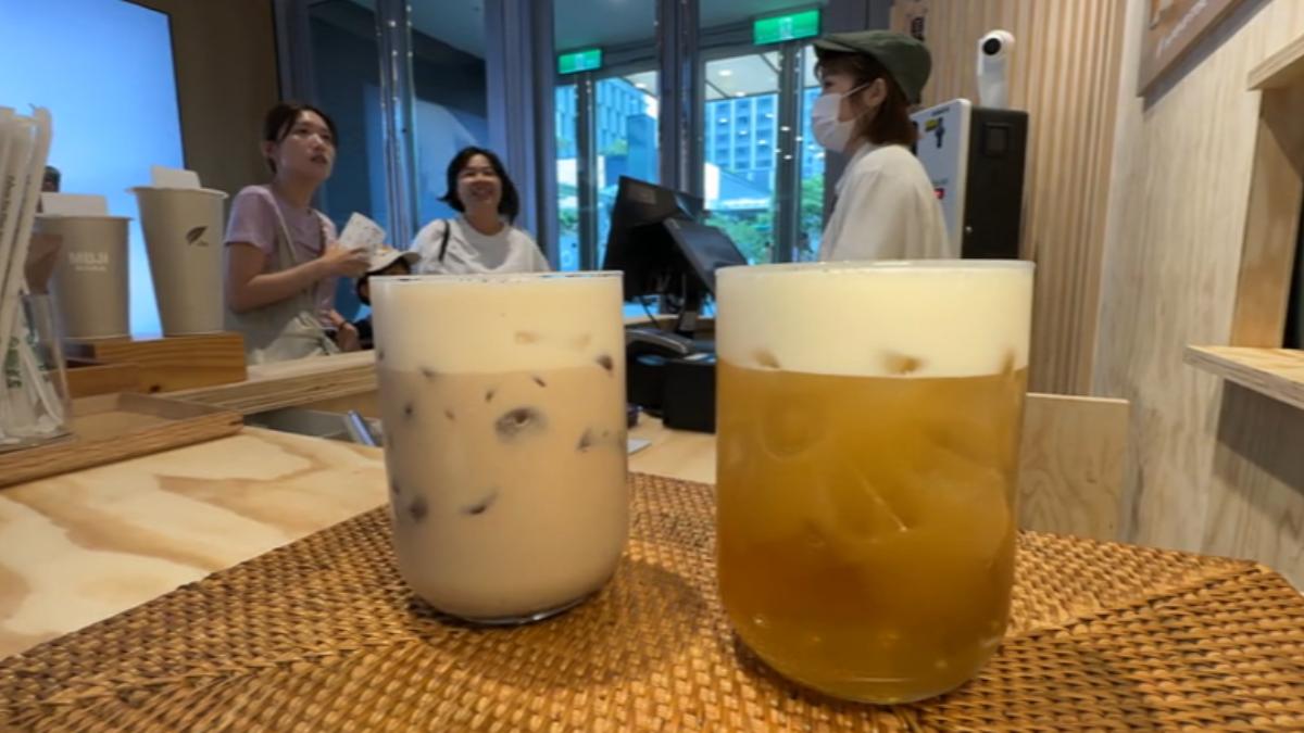 無印良品推出手搖飲店,限定3個月。(圖/TVBS)