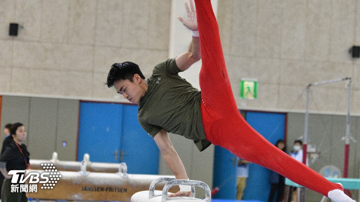 世大運體操選手莊佳龍。(圖/胡瑞麒攝)
