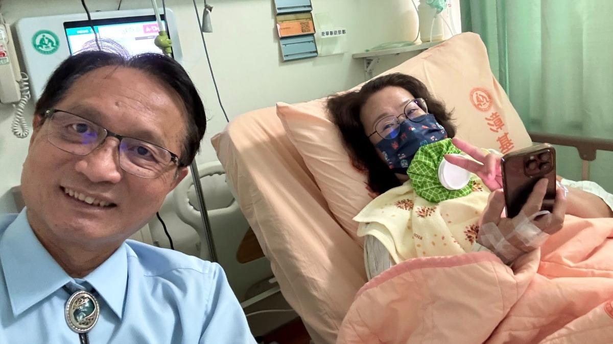 林世賢稱妻子身體微恙住院。(圖/翻攝自林世賢臉書)