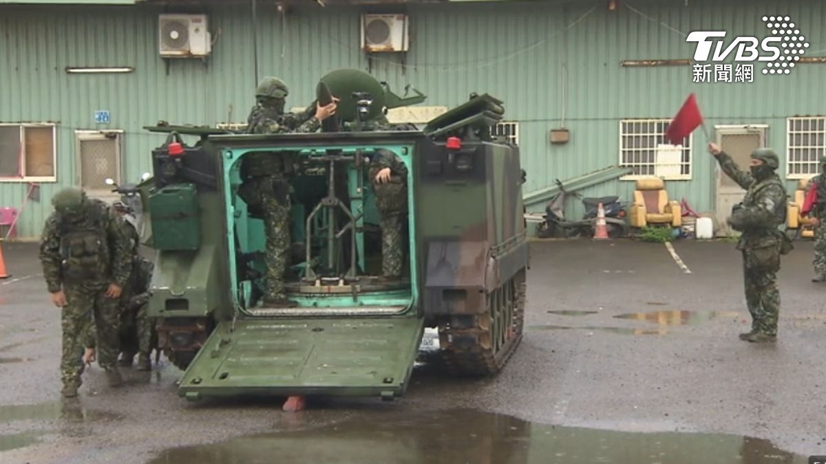 陸軍立即備戰操演,持續驗證戰鬥隊編組,對應援作戰的執行能力。(圖/TVBS)