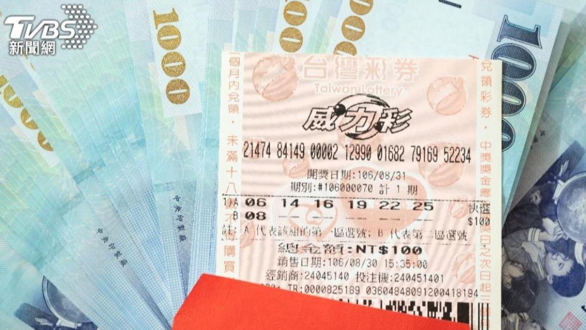 威力彩頭獎槓龜　貳獎1注中獎「抱回882萬」