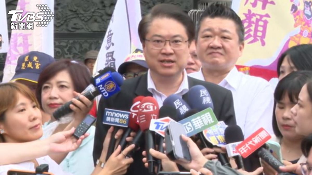 民進黨秘書長林右昌。(圖/TVBS)