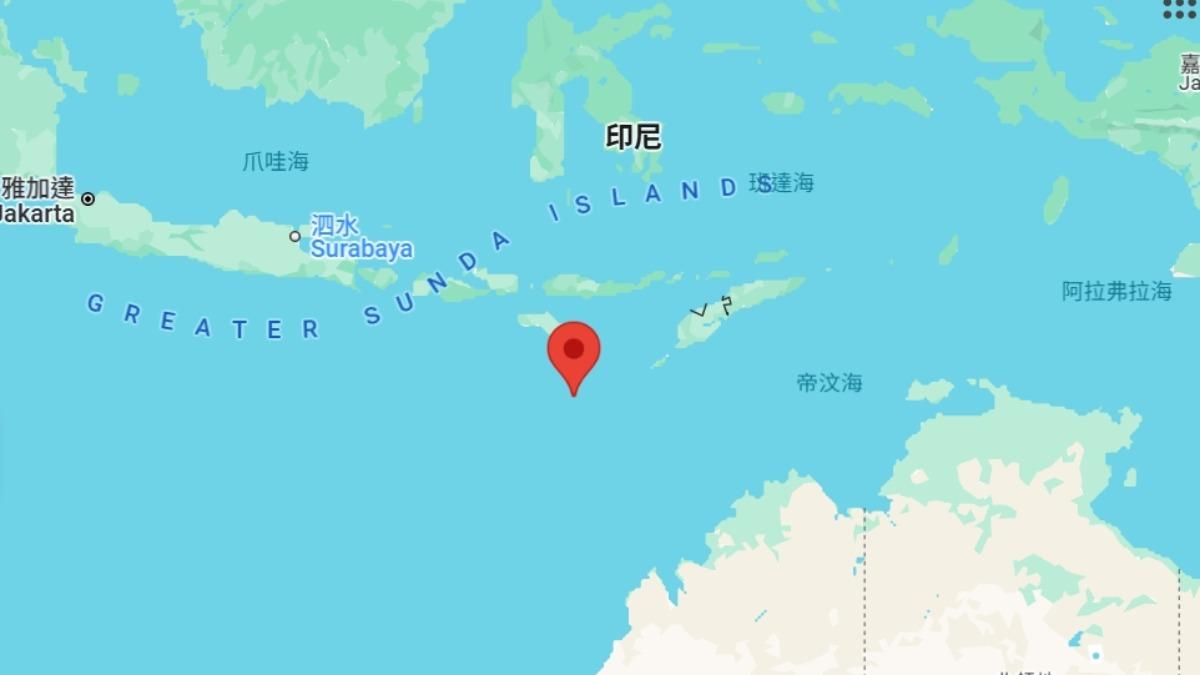 謝男在南緯11度40分、東經120度40分處落海失蹤。（圖／翻攝自Googlemap）