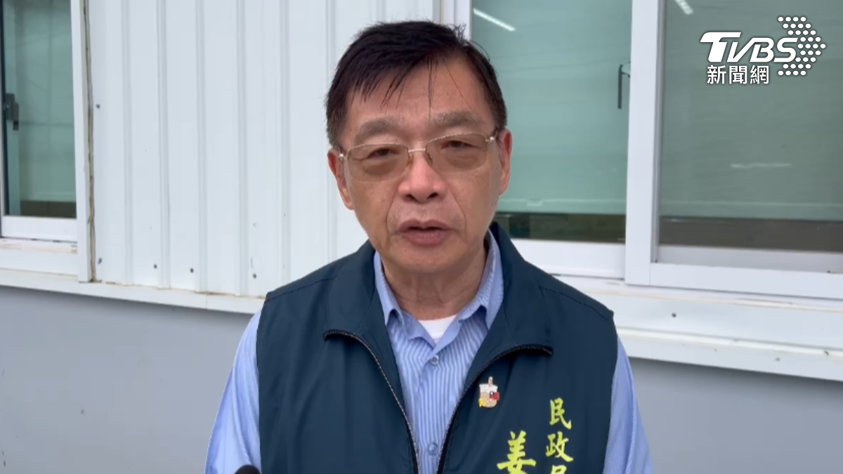 台南民政局長姜淋煌。(圖/TVBS)