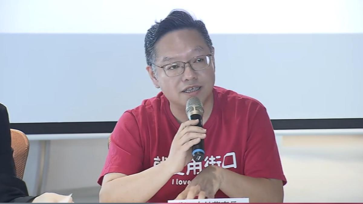街口支付董事長梅驊強調,母公司和泰山訴訟,不影響子公司。(圖/TVBS)