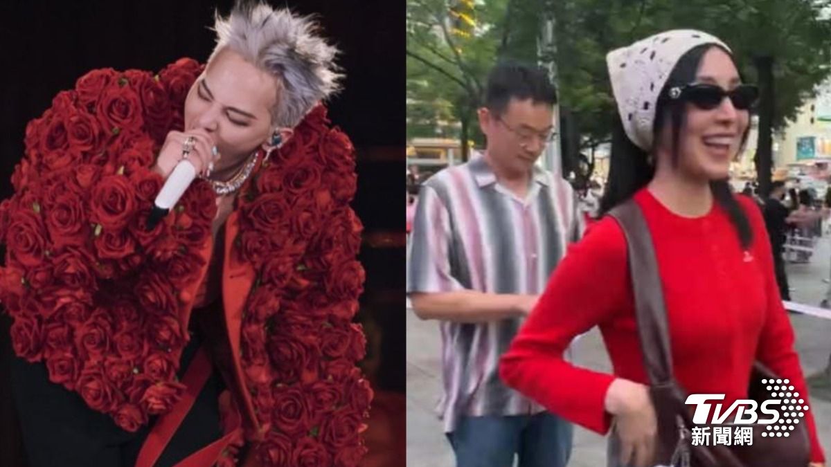 楊謹華夫妻朝聖GD演唱會。(圖/Galaxy Corporation提供、黃城碩攝)