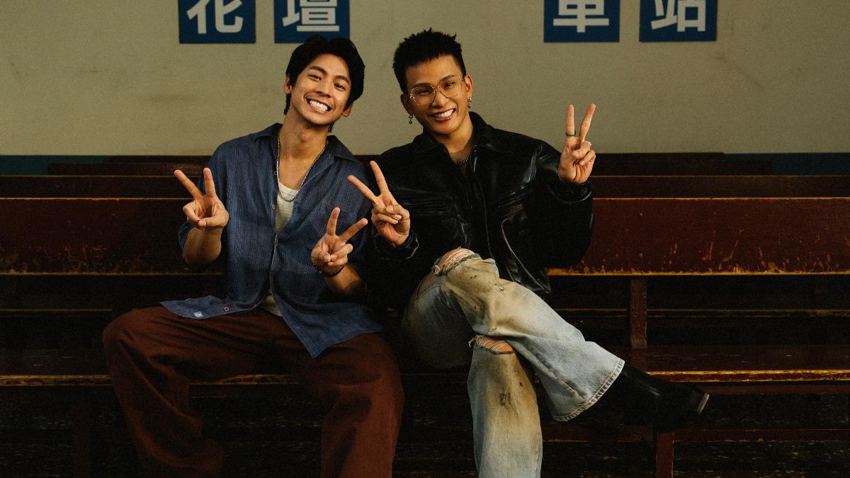 林柏宏大力支持黃奇斌新歌。(圖/大可文武有限公司提供)
