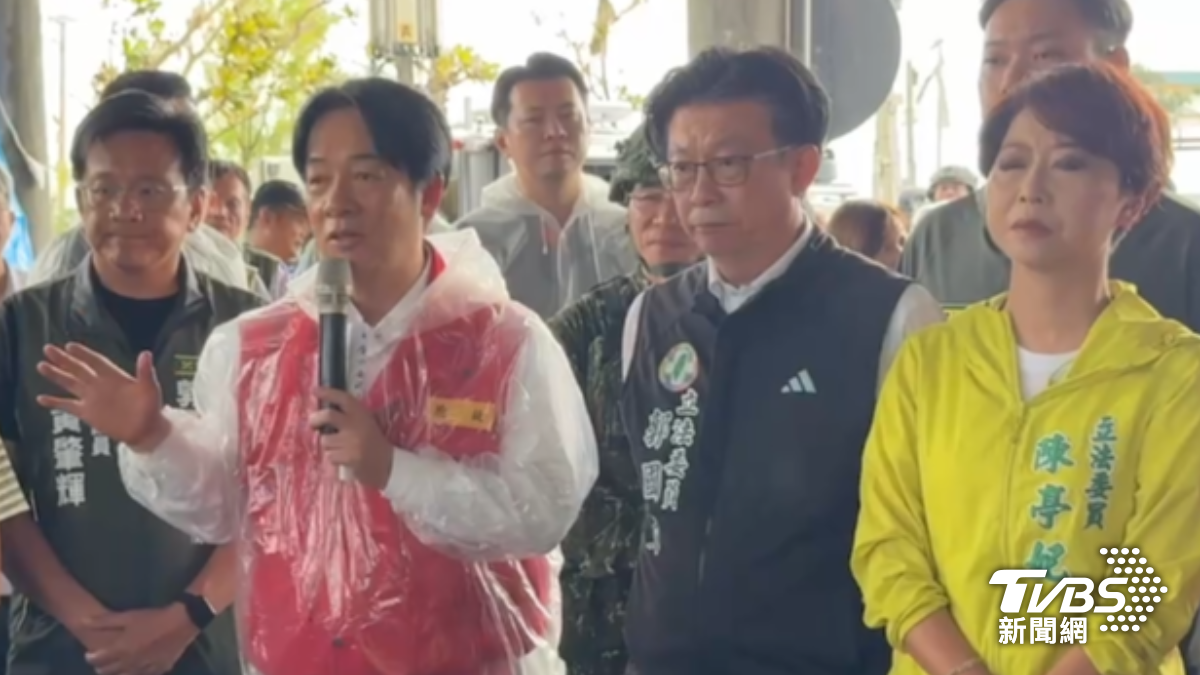 不演了!賴清德讚林俊憲捐帆布 對陳亭妃秒變臉還吐「這句話」