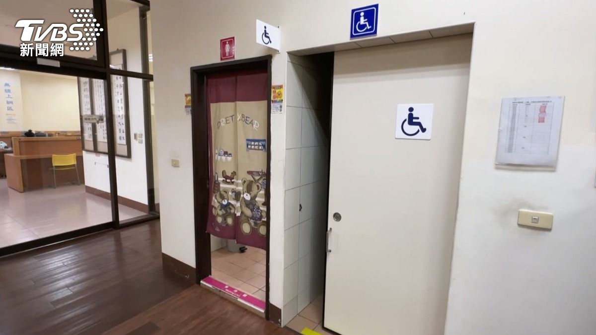 貼假故障紙條反鎖門,詐騙犯服勞役「變偷拍狼」,警方事後逮到人。(圖/TVBS)