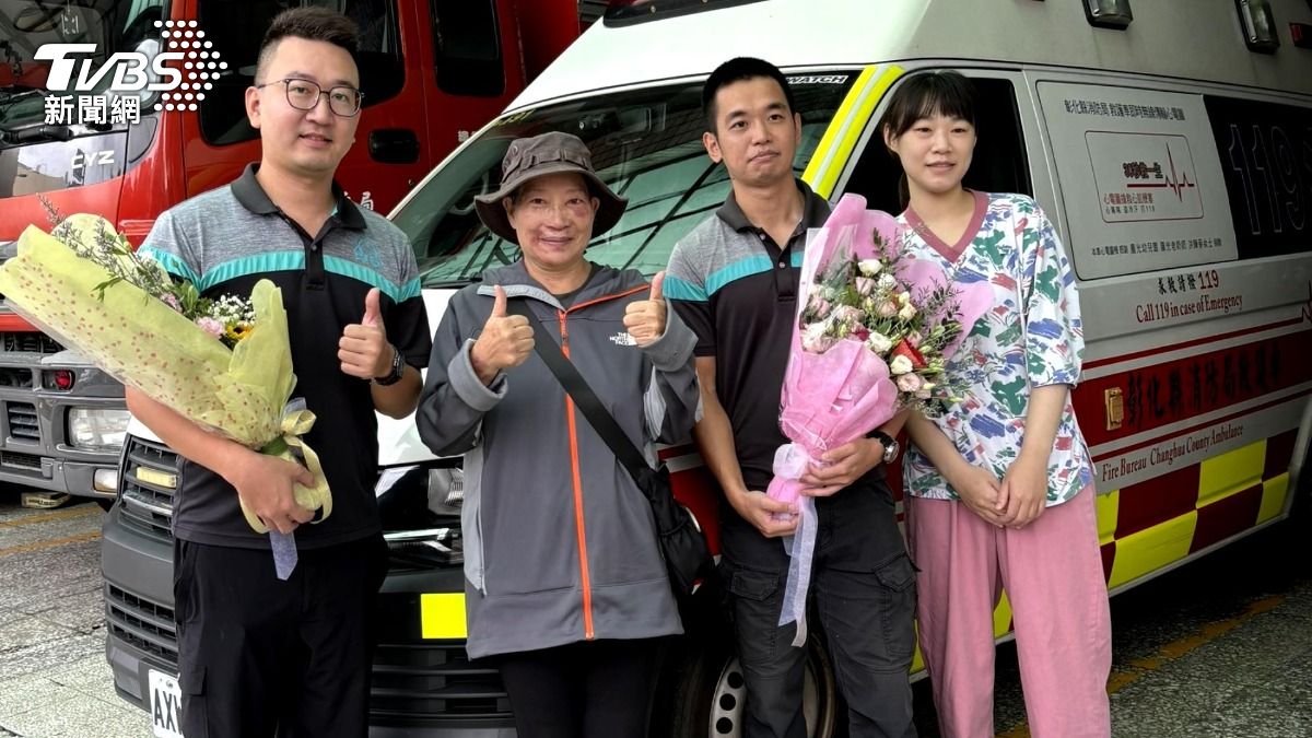 送消防隊便當竟自摔昏迷!婦人「心跳停止兩次」奇蹟生還