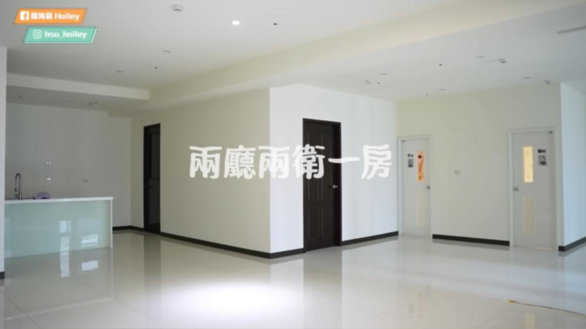 徐海莉新辦公室格局。(圖/翻攝自徐海莉 Hailey YT頻道)