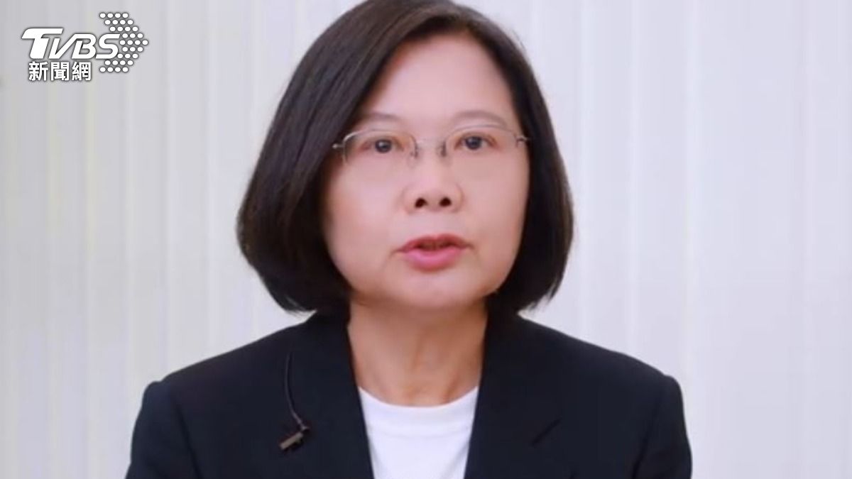 前總統蔡英文五年前影片。（圖／TVBS）