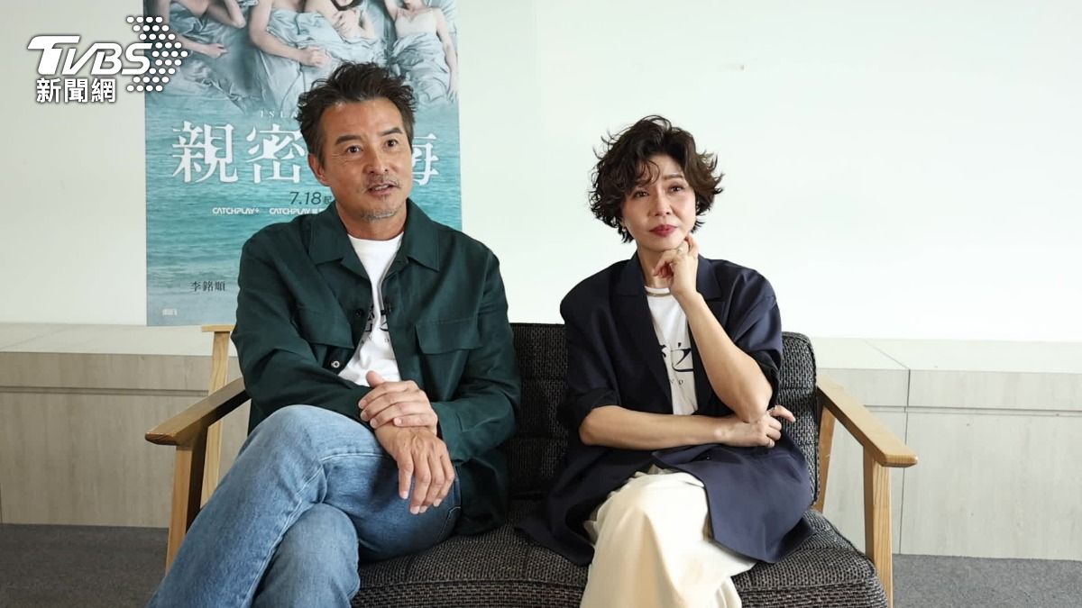 李銘順、于子育合作新戲《親密之海》。(圖/TVBS)