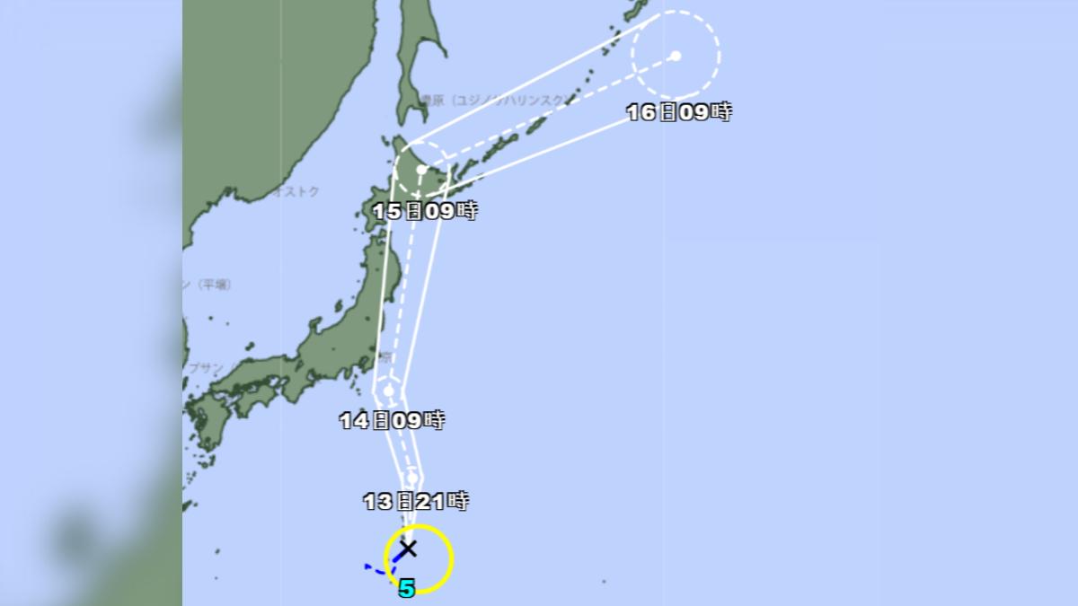 赴日注意!輕颱百合今生成朝東日本前進 影響時間、路徑曝光