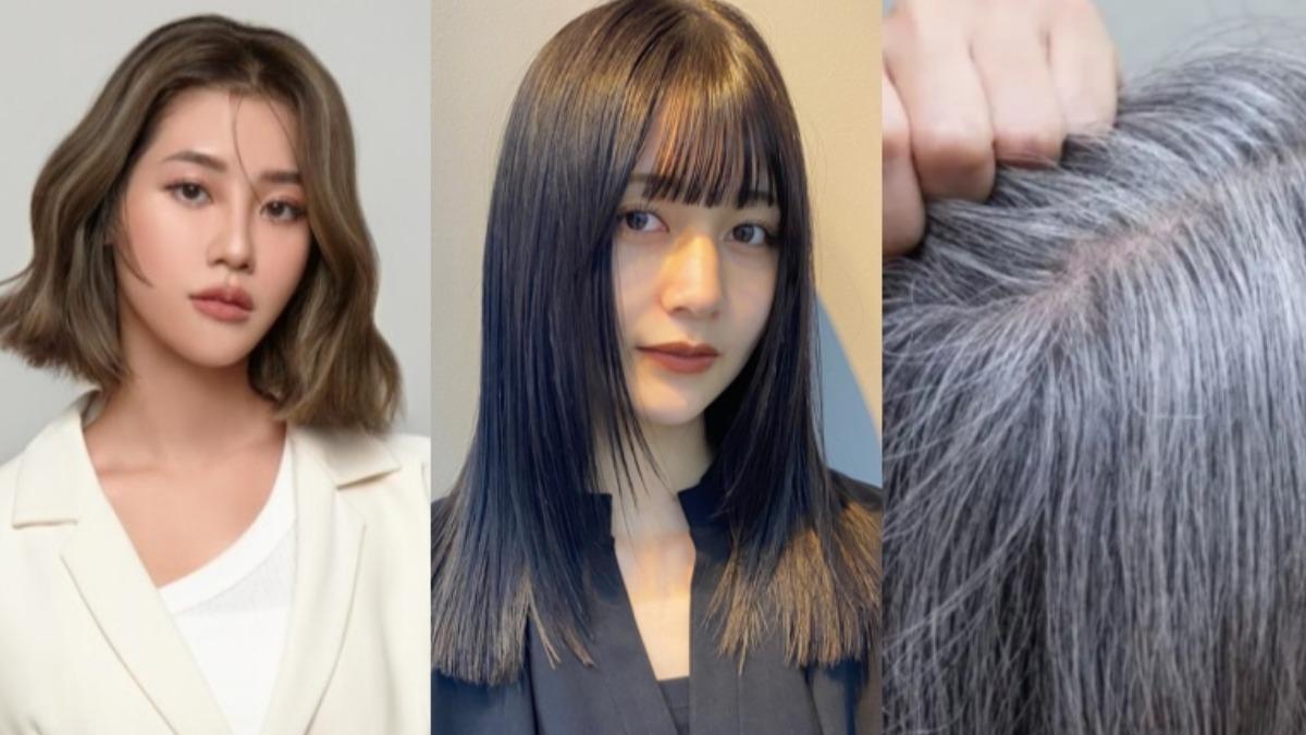 髮型師推7款「光霧染」髮色，遮白效果比黑髮更有效。（圖／翻攝自巴黎萊雅L’Oréal、ladders）