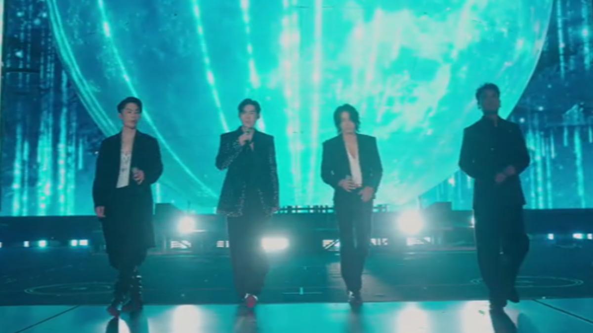 F4真的在五月天大巨蛋演唱會上合體了。（圖／相信音樂提供）
