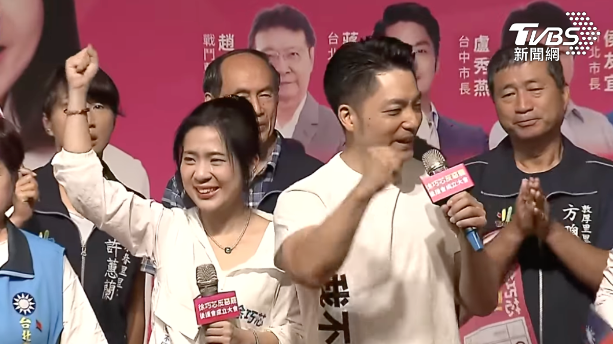 藍委徐巧芯(左)、台北市長蔣萬安(右)。(圖/TVBS資料照)