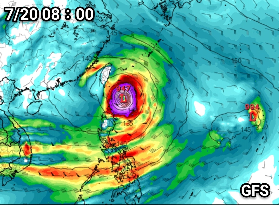 天氣預報-颱風動態-颱風路徑-台蜂窩-觀氣象看天氣