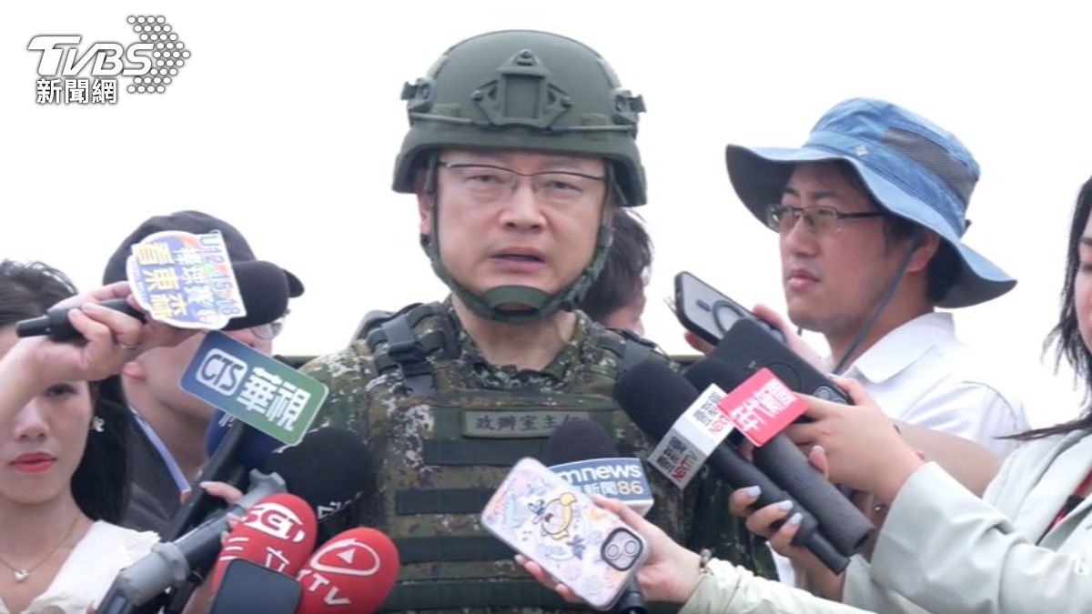 國防部發言人孫立方表示，演習過程中會出現可預期及不可預期的傷損情形，強調國軍的使命是保障國家安全。（圖／TVBS）