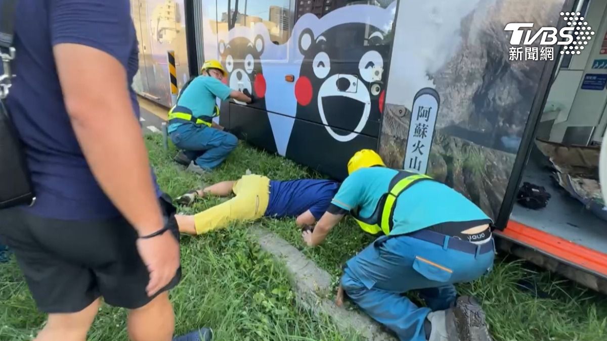 工程車違規闖入軌道區，高捷公司將究責求償（圖／TVBS）