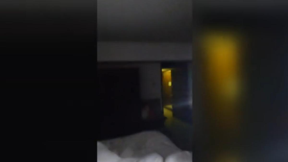 晶華酒店深夜突然停電。(圖/畫面授權 henry_0309195)