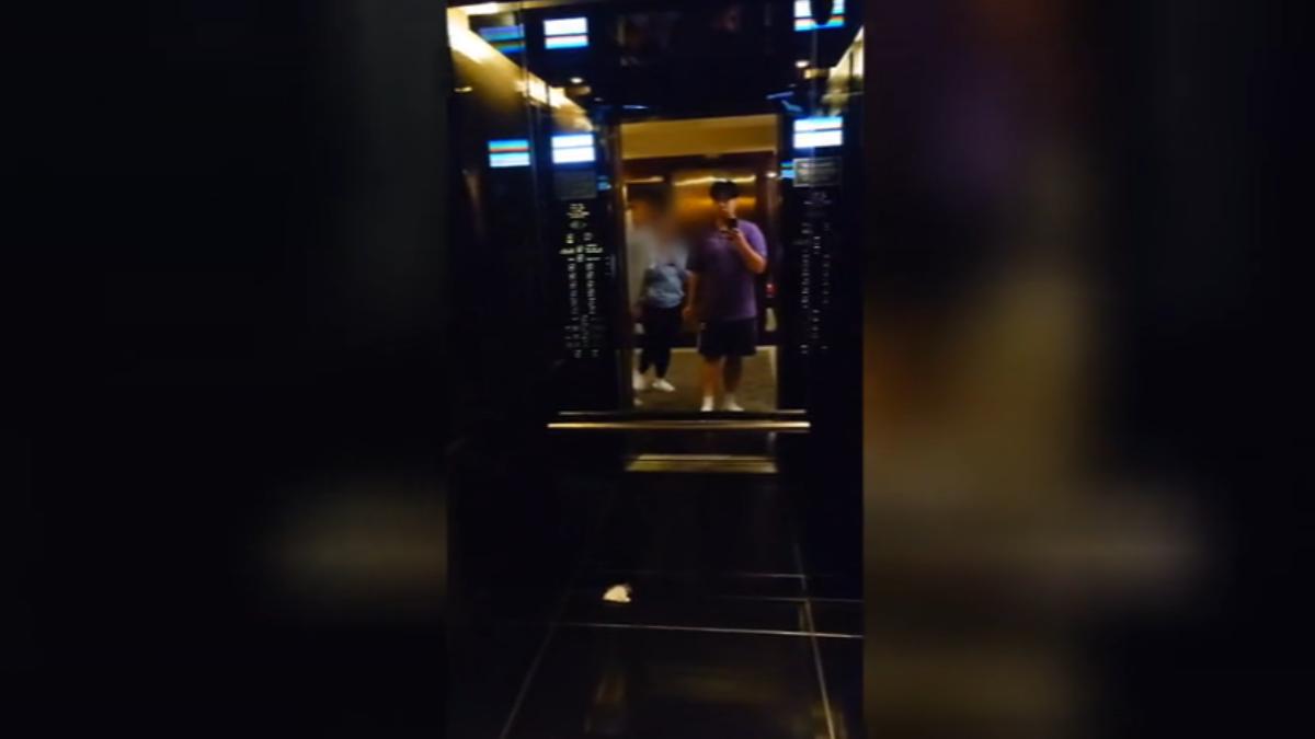 晶華酒店深夜突然停電。(圖/畫面授權 henry_0309195)