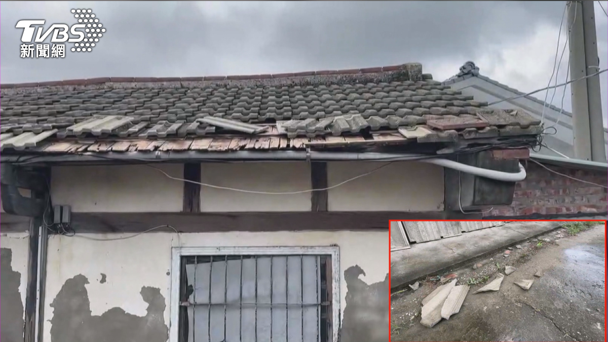 81歲陳姓老翁,爬上屋頂修繕時,卻身體不適跌倒,送醫不治(圖/TVBS)