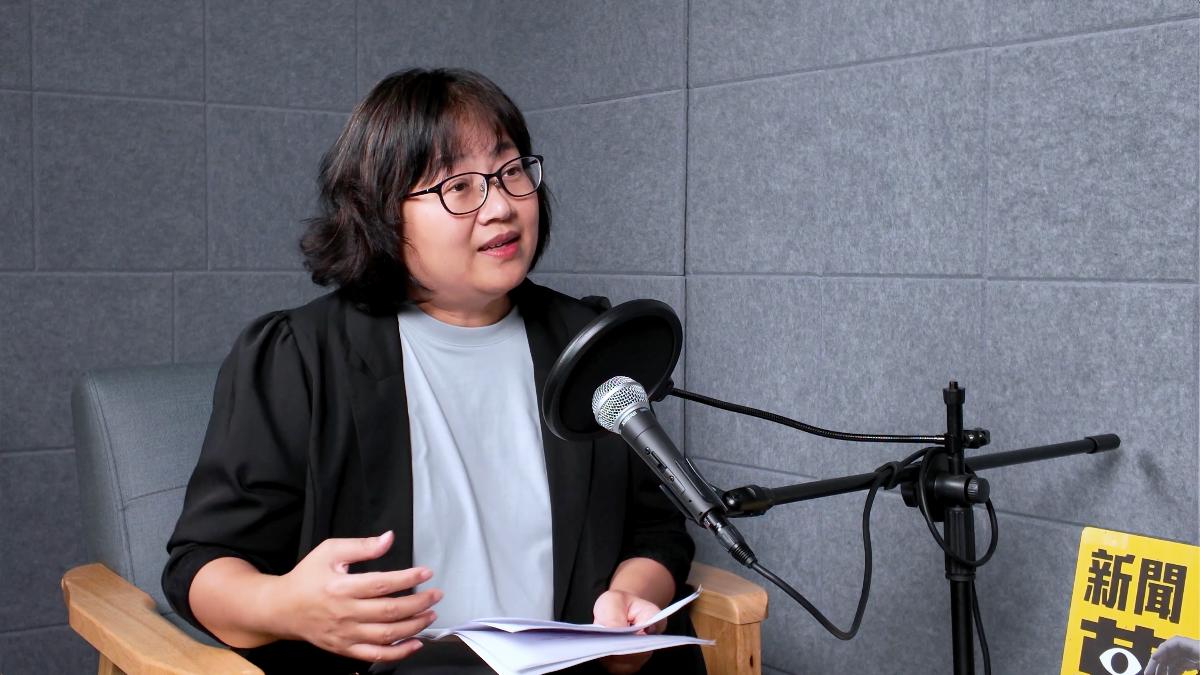 林夢萍說明,寄養家庭也面臨到高齡化問題。(圖/新聞幕後提供)