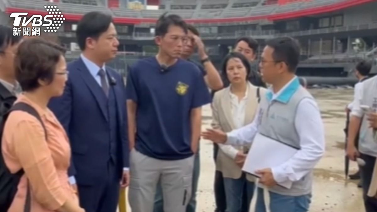 救高虹安? 黃國昌考察新竹棒球場 綠批:表演。(圖/TVBS)