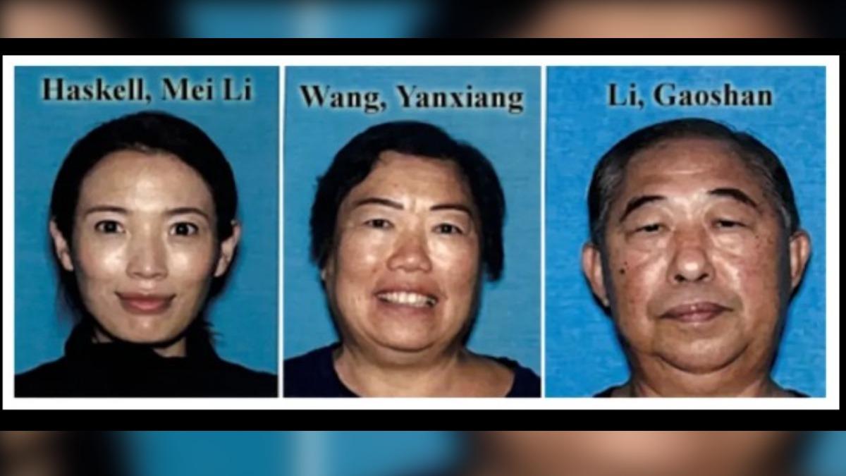 小哈斯克爾殘忍殺害妻子李梅(左)、岳母王艷香(中)和岳父李高山(右)。(圖/翻攝自 New York Post)