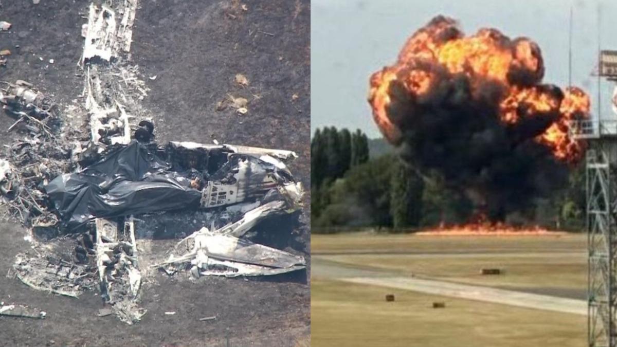 倫敦小飛機炸成火球!機師墜前揮手微笑4人全罹難 其1護士才剛上班