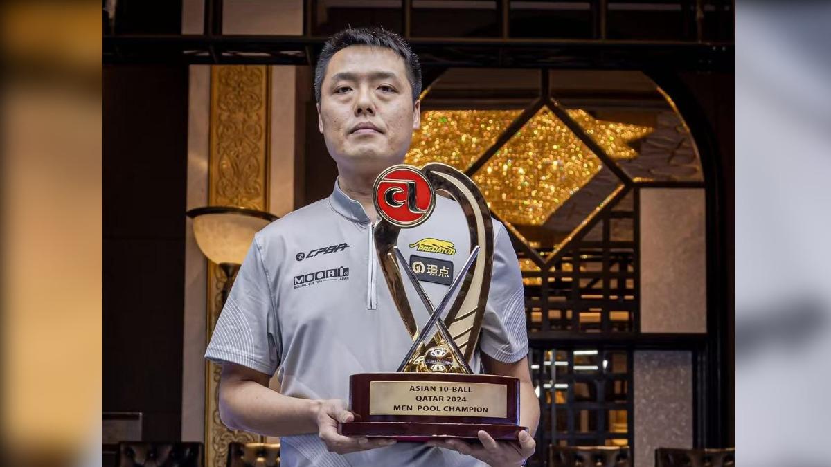 張榮麟猝逝,享年40歲,消息一出震驚撞球圈。(圖/翻攝張榮麟FB)
