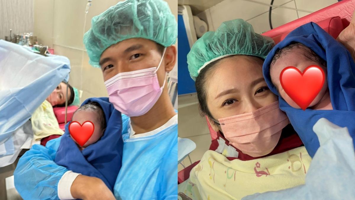 蔡允潔生了!剖腹產下第二胎「只花5分鐘」 母子幸福模樣曝光