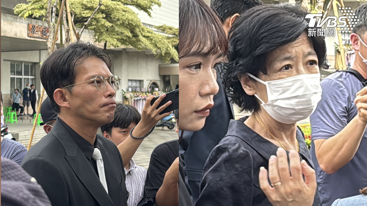 黃國昌、陳佩琪全程不發一語。(圖/陳佳宜攝)