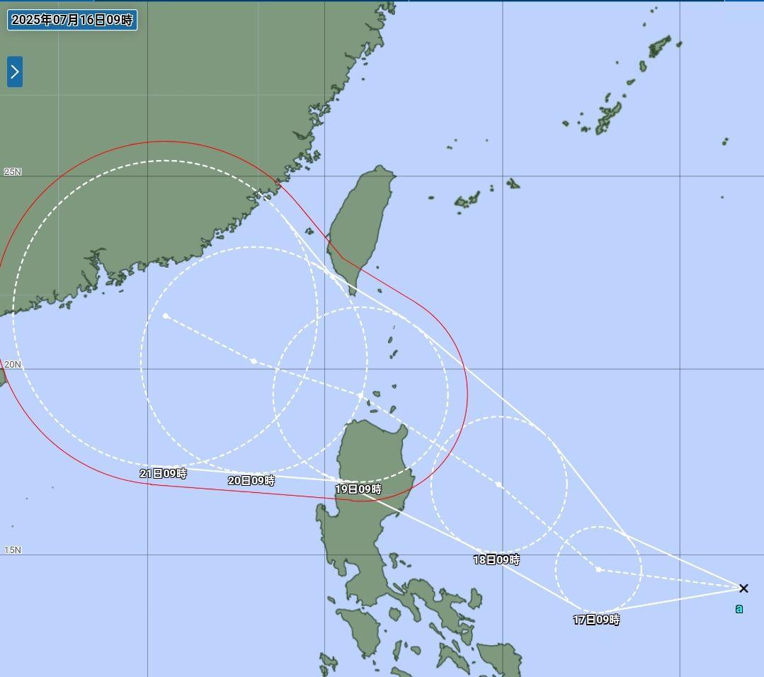 颱風-颱風路徑-最新颱風路徑-最新颱風動態-颱風台灣-颱風薇帕