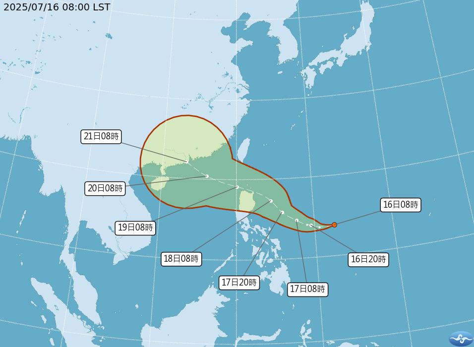 颱風-颱風路徑-最新颱風路徑-最新颱風動態-颱風台灣-颱風薇帕