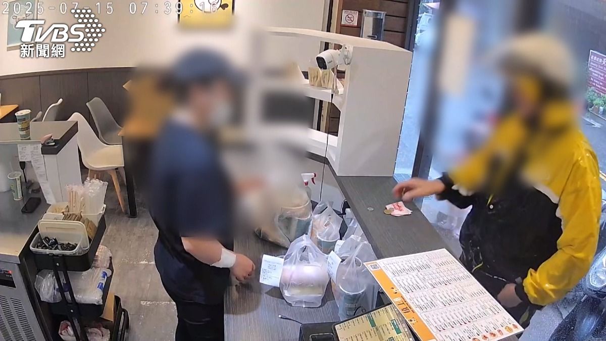 男取餐無號碼飆罵,店「曝監視器」拒再接待。(圖/翻攝自臉書 沙鹿之美)