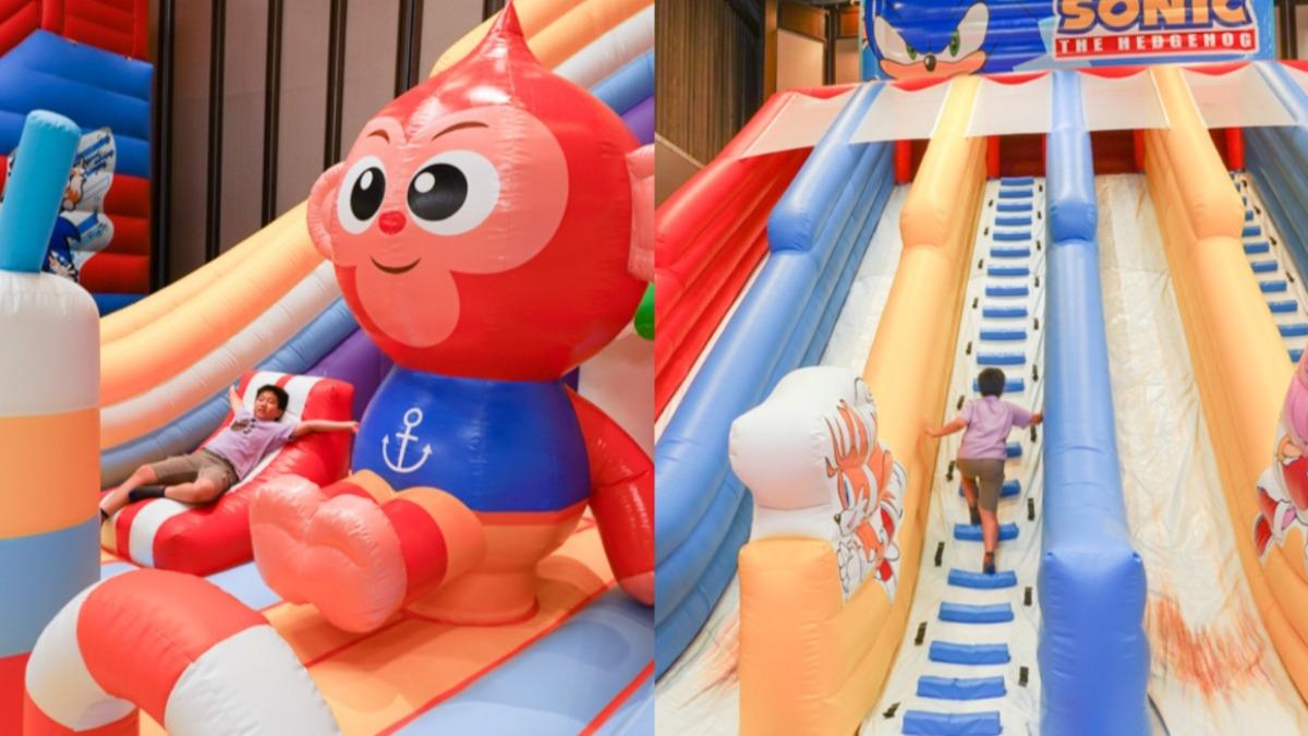 新加坡爆紅「氣墊樂園」首度來台!4公尺溜滑梯+限時門票優惠
