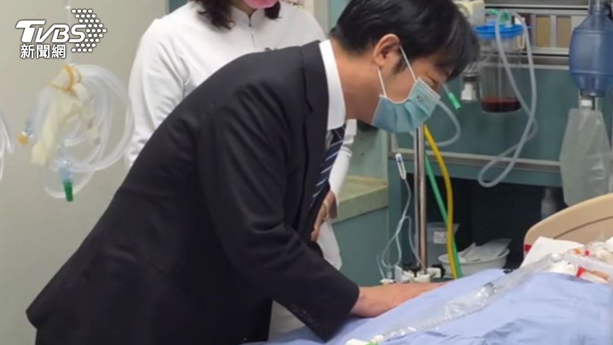 賴總統南下探望台電員工。(圖/總統府提供)