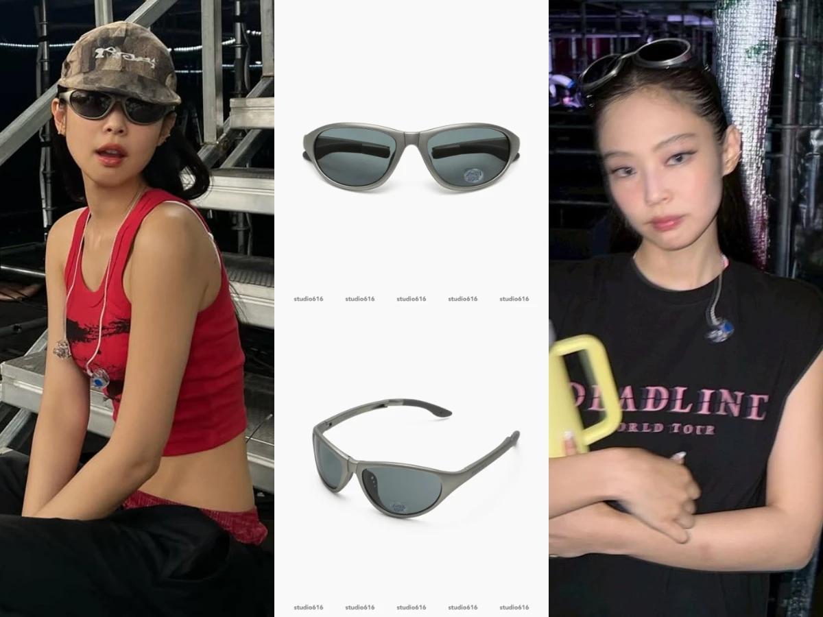 montbell Trekking Sunglasses Silver。(圖/翻攝自IG@jennierubyjane、montbell)